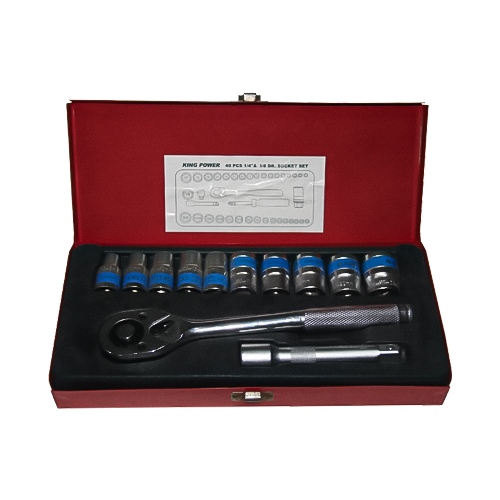 12PCS ชุดซ็อกเก็ตมือจับวงล้อด่วน (1/2 ')